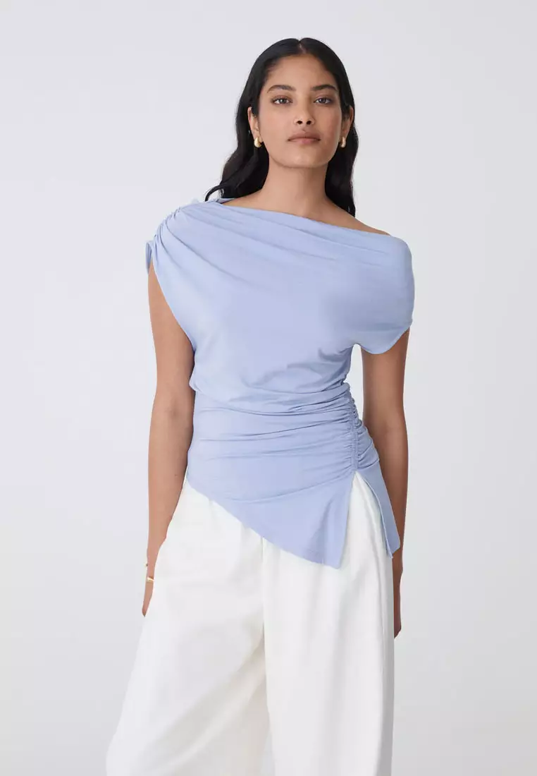 Keeley Bamboo Split Hem Top