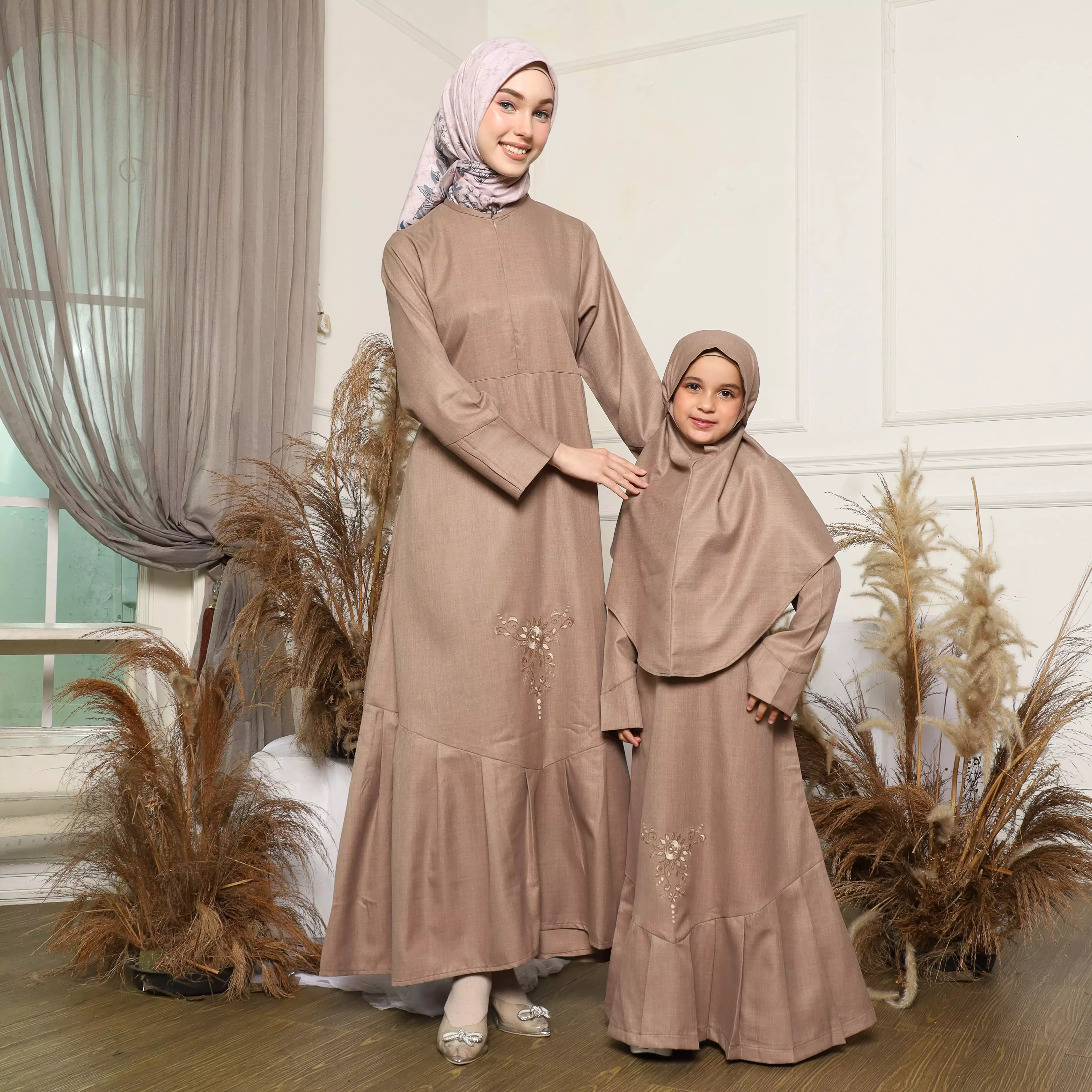 Gamis Sarimbit Wanita GMS 06 Mocca