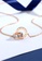 YOUNIQ YOUNIQ DAFEN 18K Rosegold Connect Link Ring Titanium Steel Necklace with Cubic Zirconia EDCAAAC4B33C6CGS_7