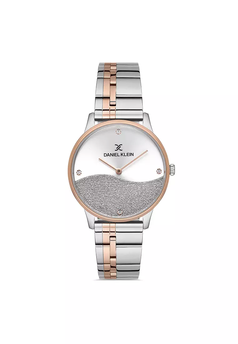 Daniel Klein Premium Women s Analog Watch DK.1.12796 3 Silver Stainless Steel Strap Watch Watch for Ladies