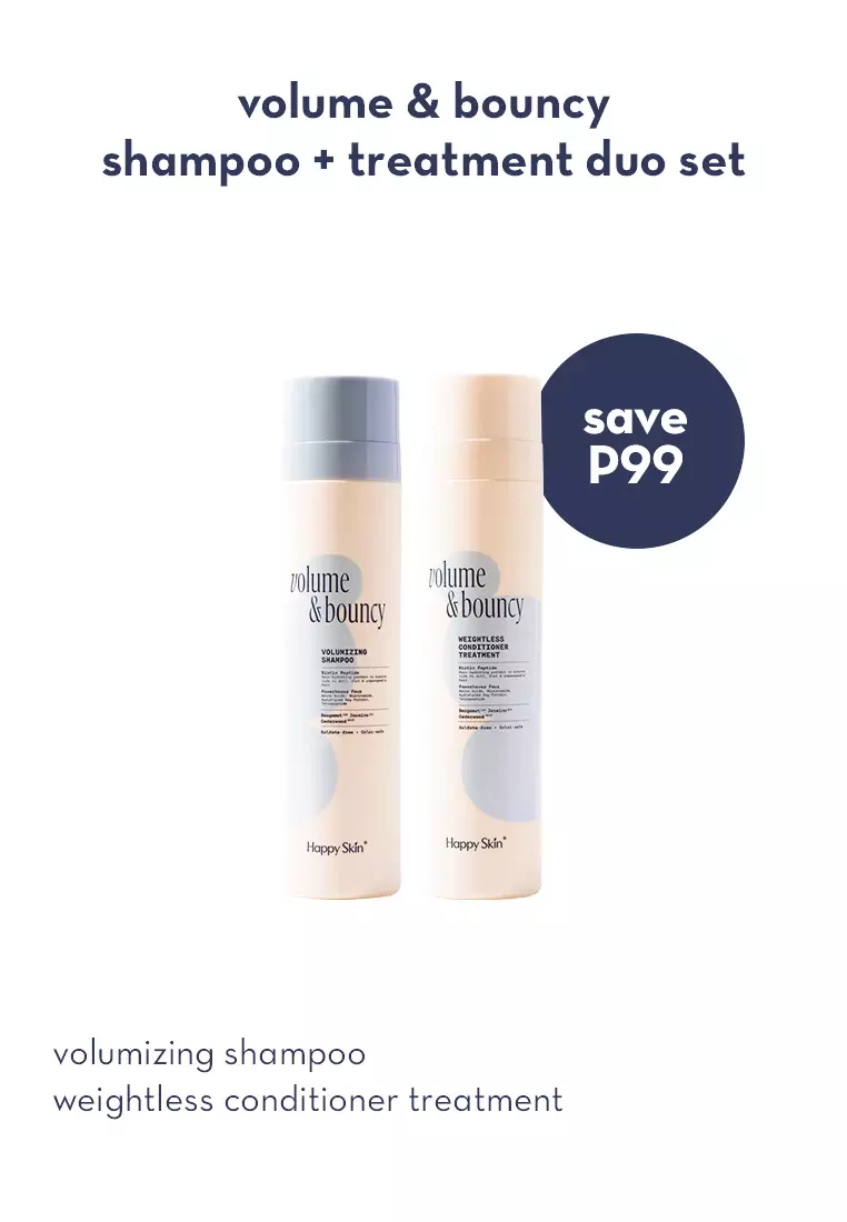 Volume & Bouncy Shampoo + Treatment Duo Set