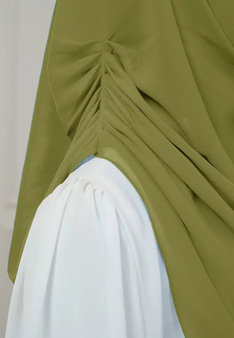 HIJAB INSTAN AURORA - OLIVE