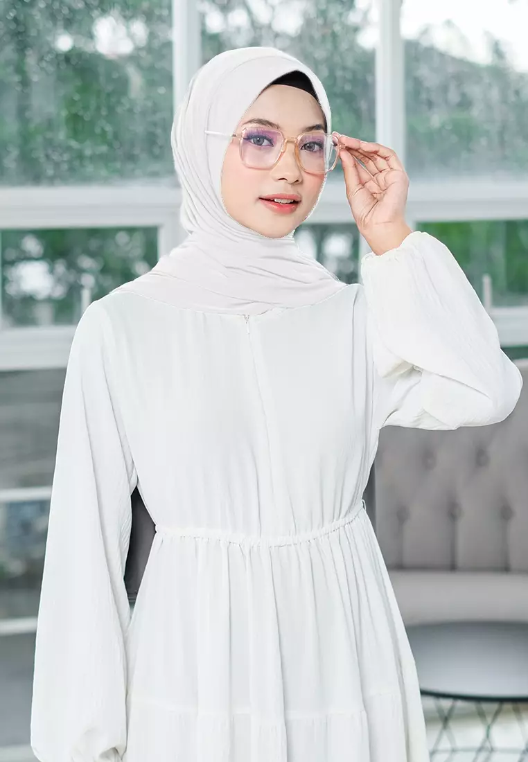 HIJAB INSTAN ZENYA - WHITE