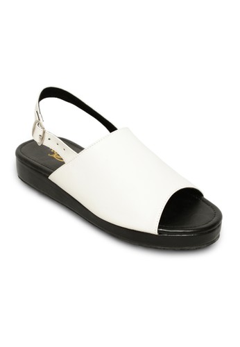 Odette White Platform Sandals
