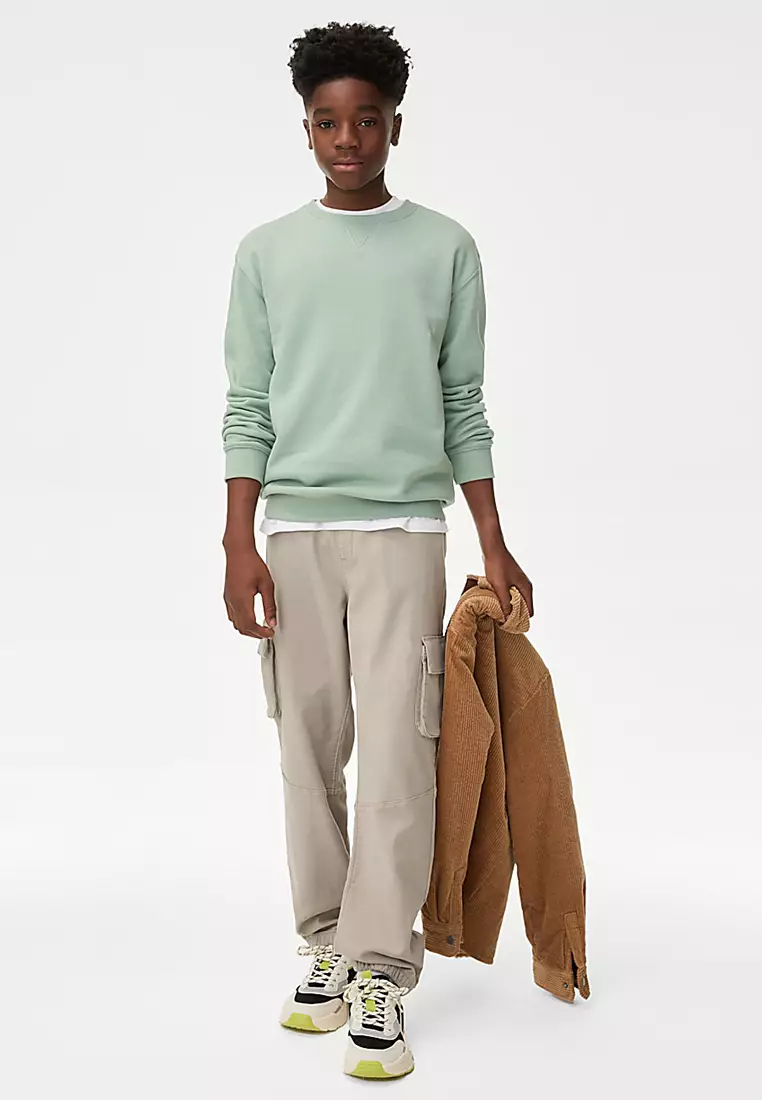 Cotton Rich Cargo Trousers