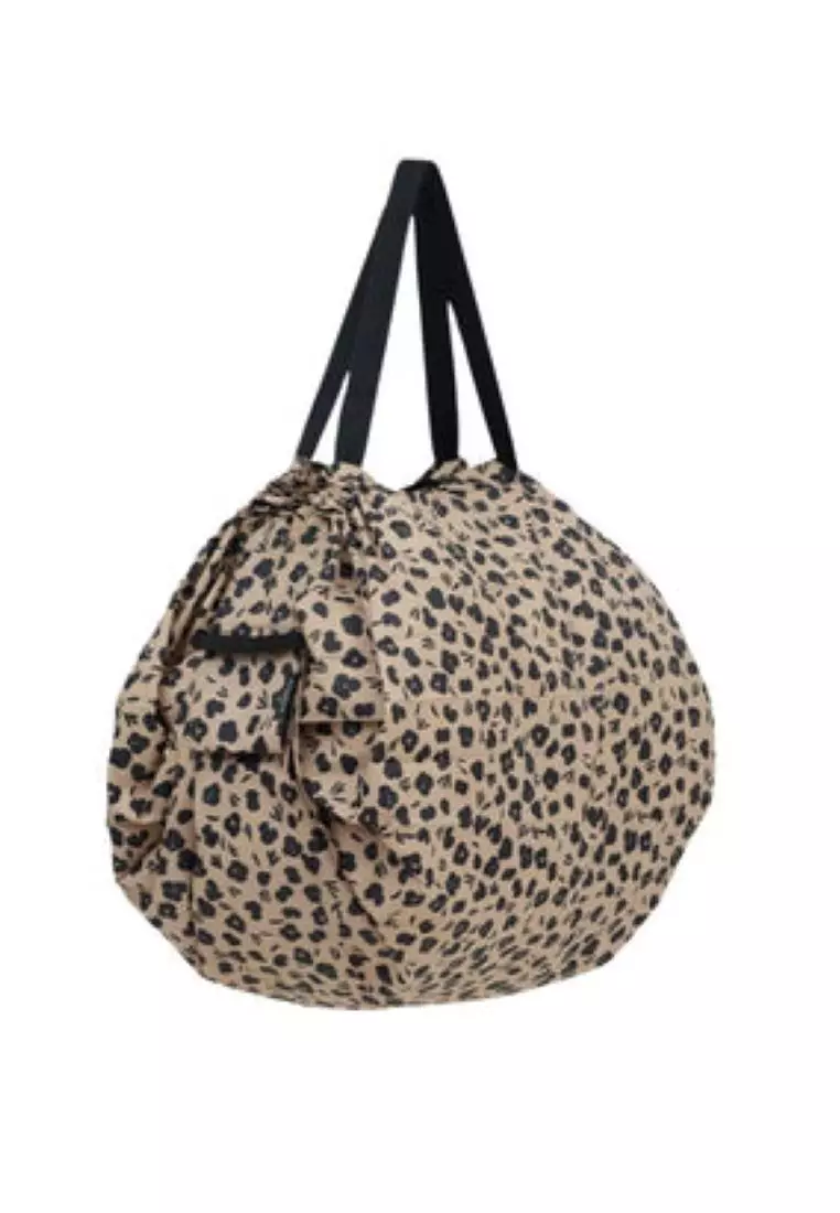 Shupatto Foldable Tote (L) - Ashiato (Paw Marks)