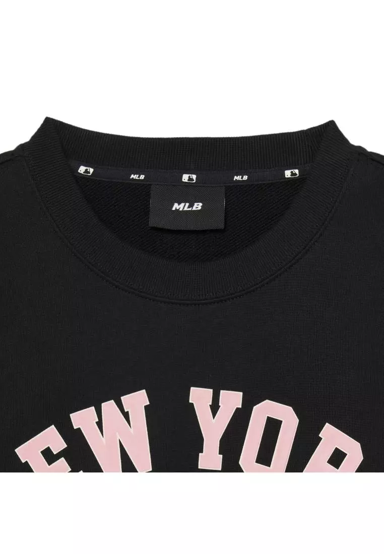 WOMEN VARSITY CROP SWEATSHIRTS NEW YORK YANKEES