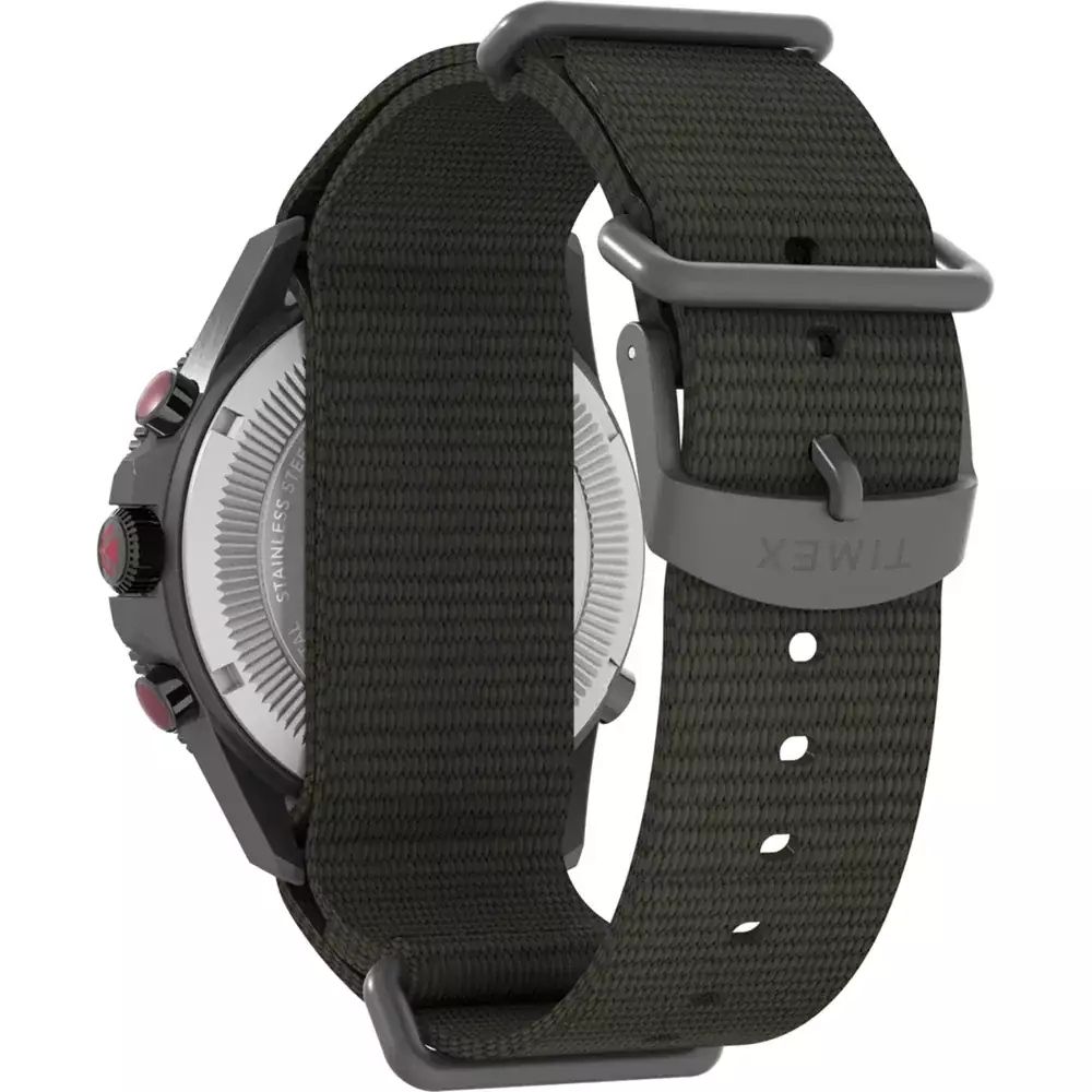 Jam Tangan Pria Timex Expedition Tide Temp Compass Green Dial Green Fabric Strap TW2W91100V5 Original