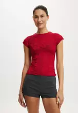 Jewel Red Lace