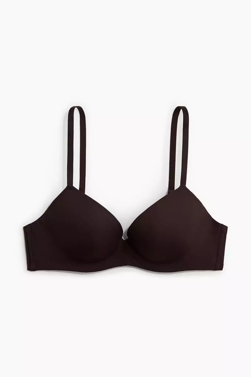 Microfibre push-up bra