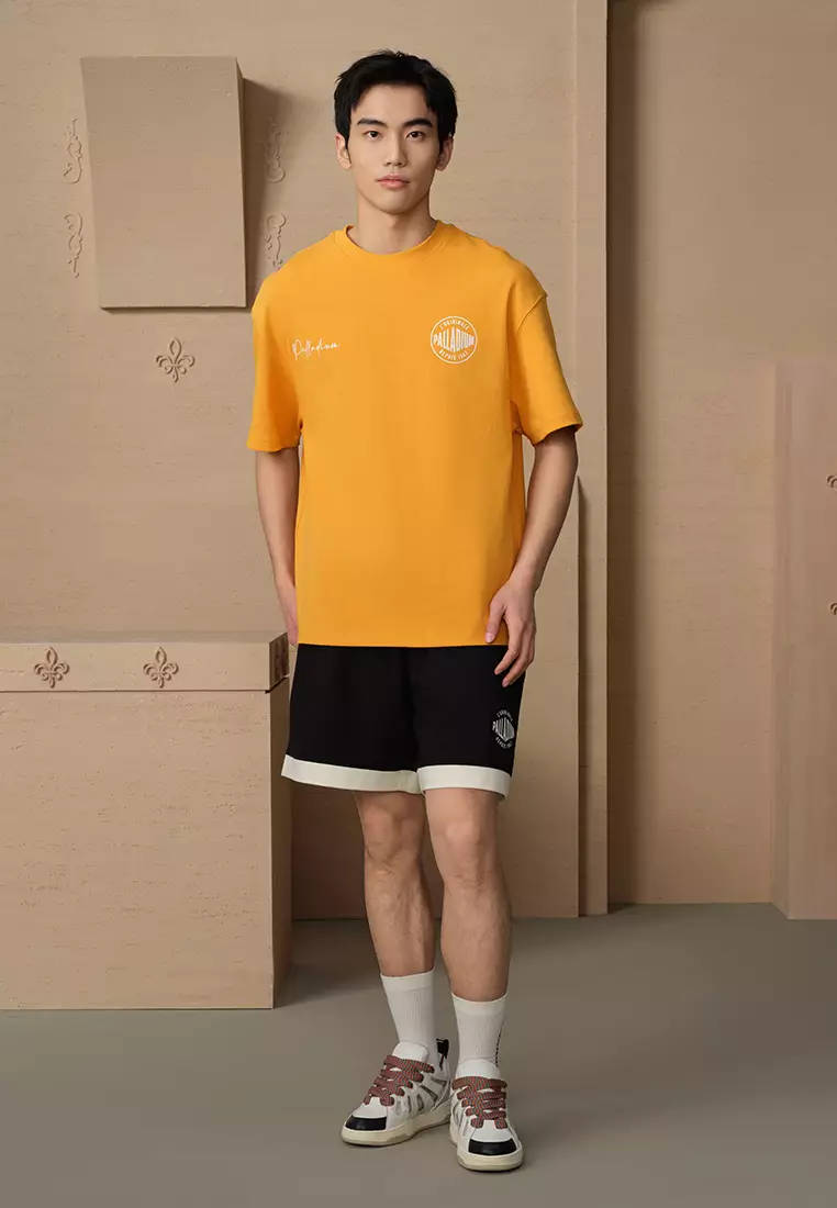 MEN'S VINTAGE PALLADIUM LOGO LOOSE FIT COTTON T-SHIRT