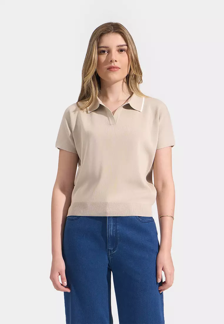 Polo with Contrast Tipping