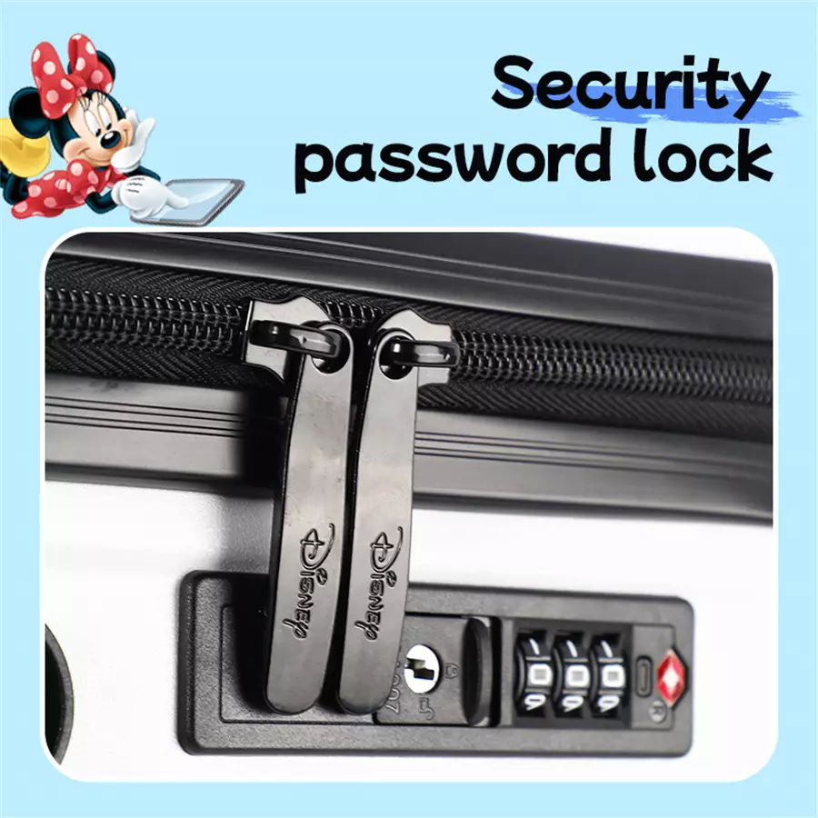 Mesuca Disney Mickey Family Suitcase 24 Koper - Black