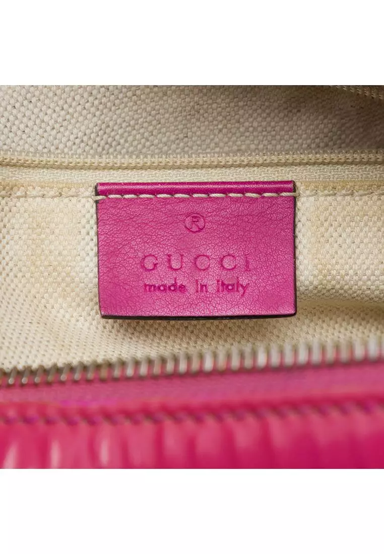 Pre-Loved Gucci Limited Edition Small Multicolor Gg Supreme Boston Bag