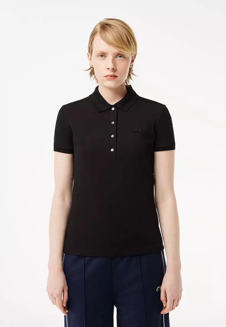 Buy Lacoste Women s Lacoste Slim fit Stretch Cotton Piqu Polo