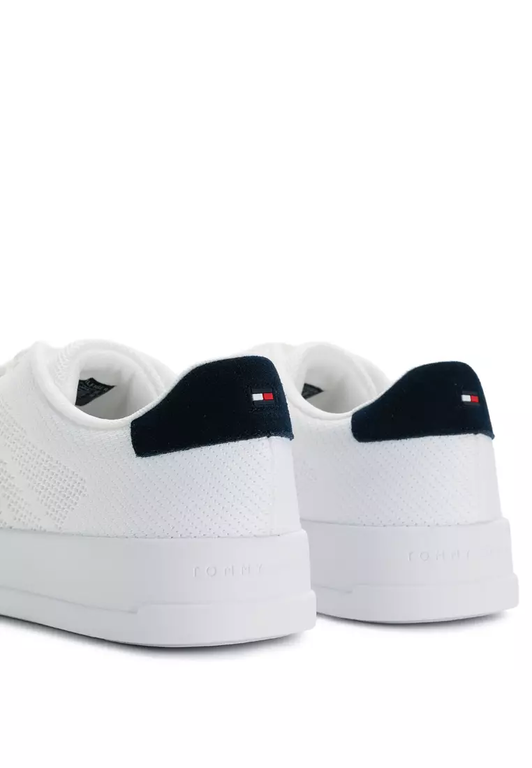 Logo Knit Court Trainers - TH Mainline