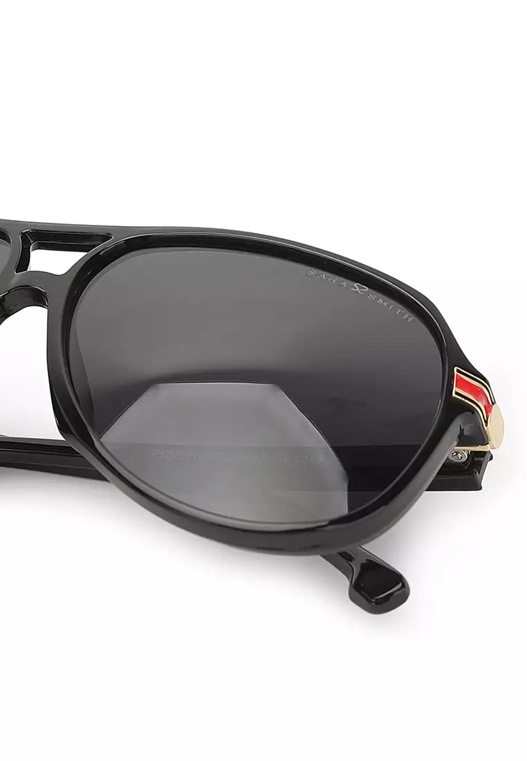 Unisex Polarized Aviator Sunglasses (Kacamata Hitam) - Hitam