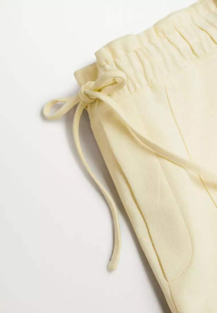 Pockets Cotton Shorts