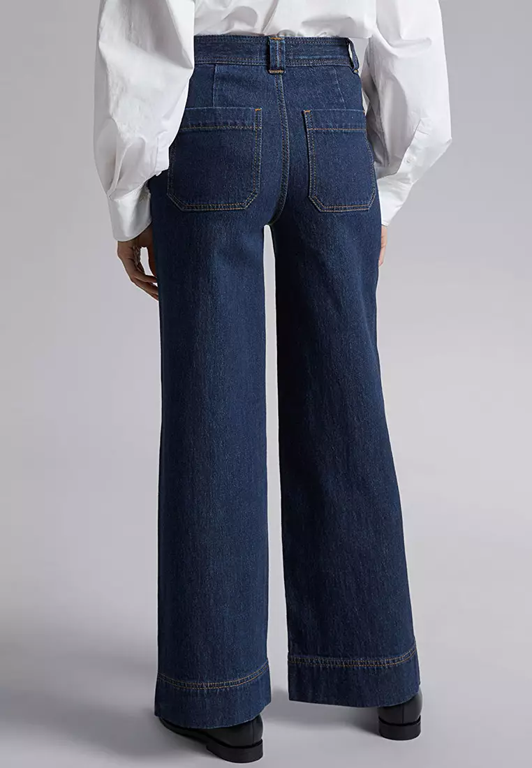 High Waist Wide Leg Jeans