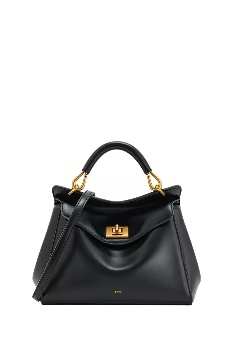 Lucia Classic Top Handbag - Black