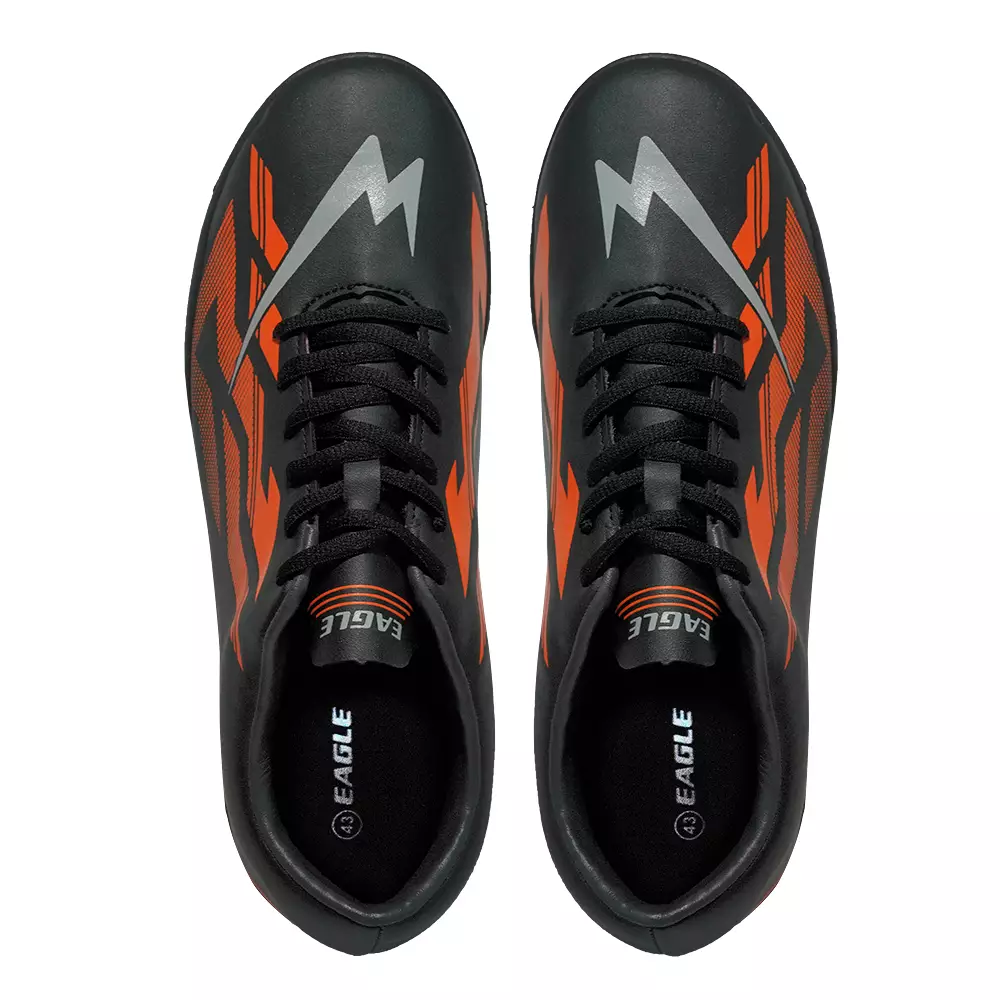 Eagle Sepatu Futsal Sansiro - HITAM/ORANYE