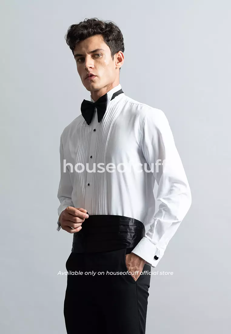Suspender Gesper Belt Wedding Best Man Cummerbund Hitam