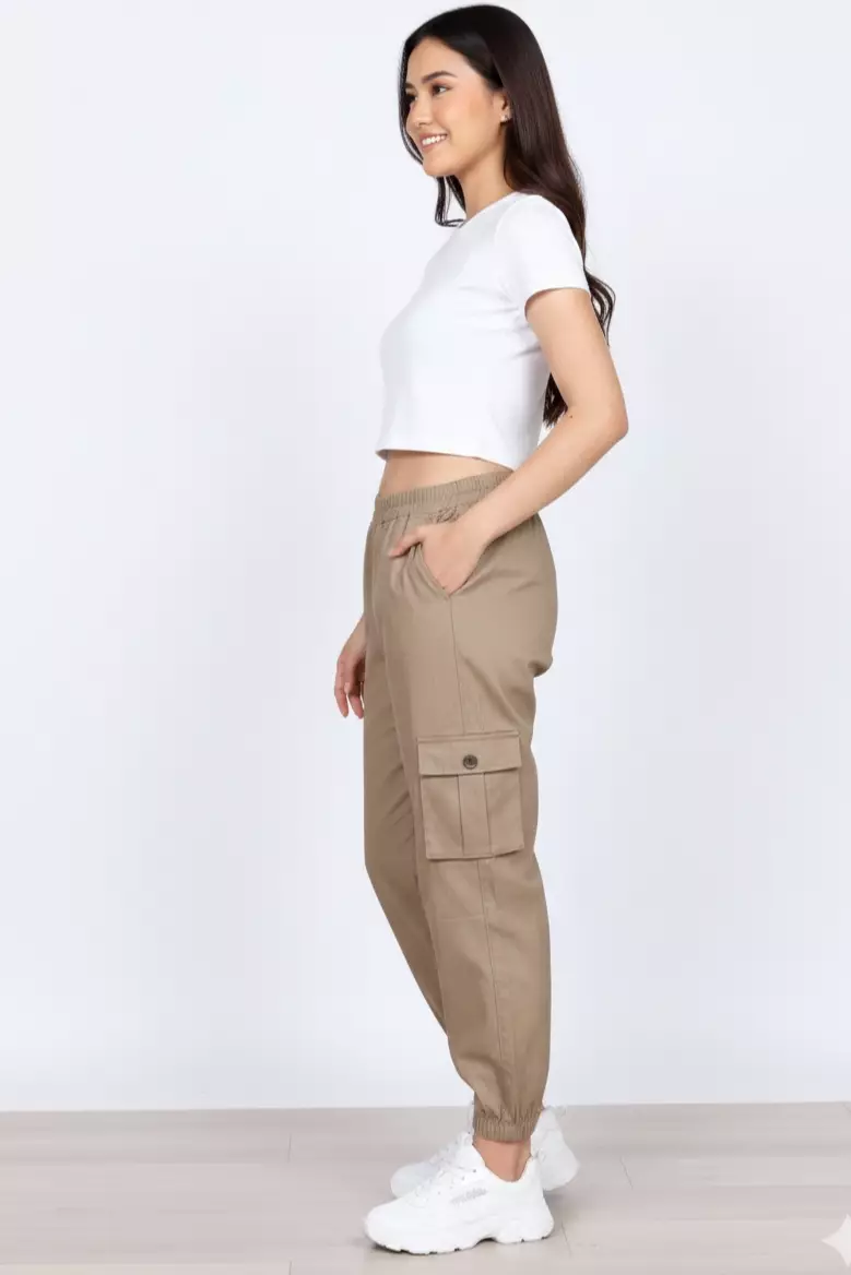 Celana Panjang Wanita - Jogger Cargo Rinjani