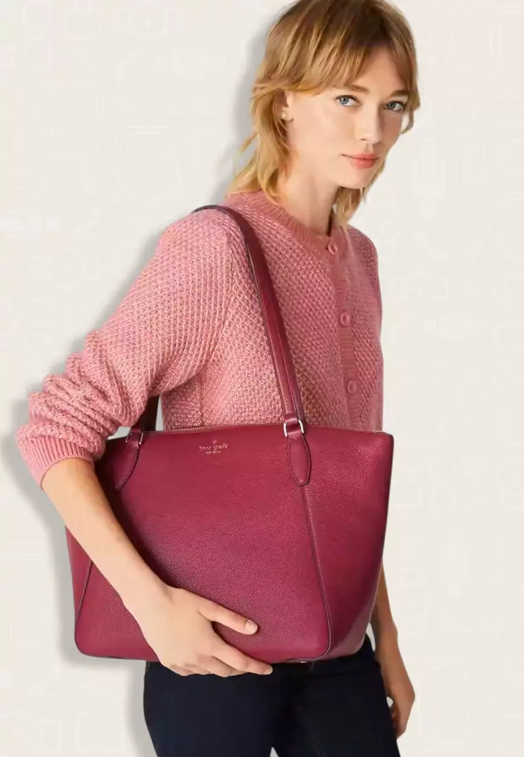 Kate Spade Monica Tote Dark Raspberry