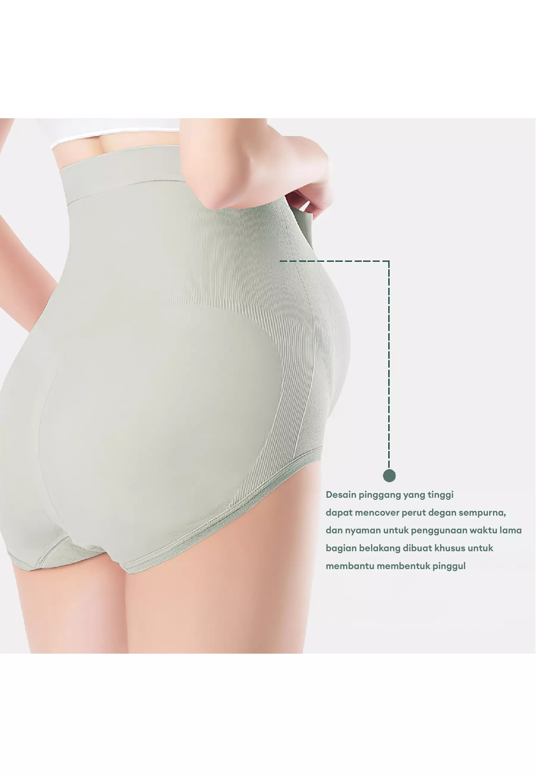 Wimiu Celana Dalam CD Maternity High Waist Korset Panties Maxi Seamless Panty Pakaian Dalam Hamil Wanita 300109