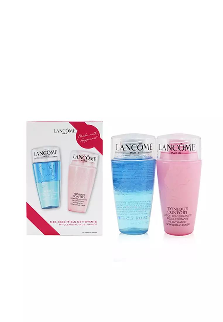 Lancome - My Cleansing Must-haves Set: Bi-facil 75ml + Confort Tonique 75ml 2pcs