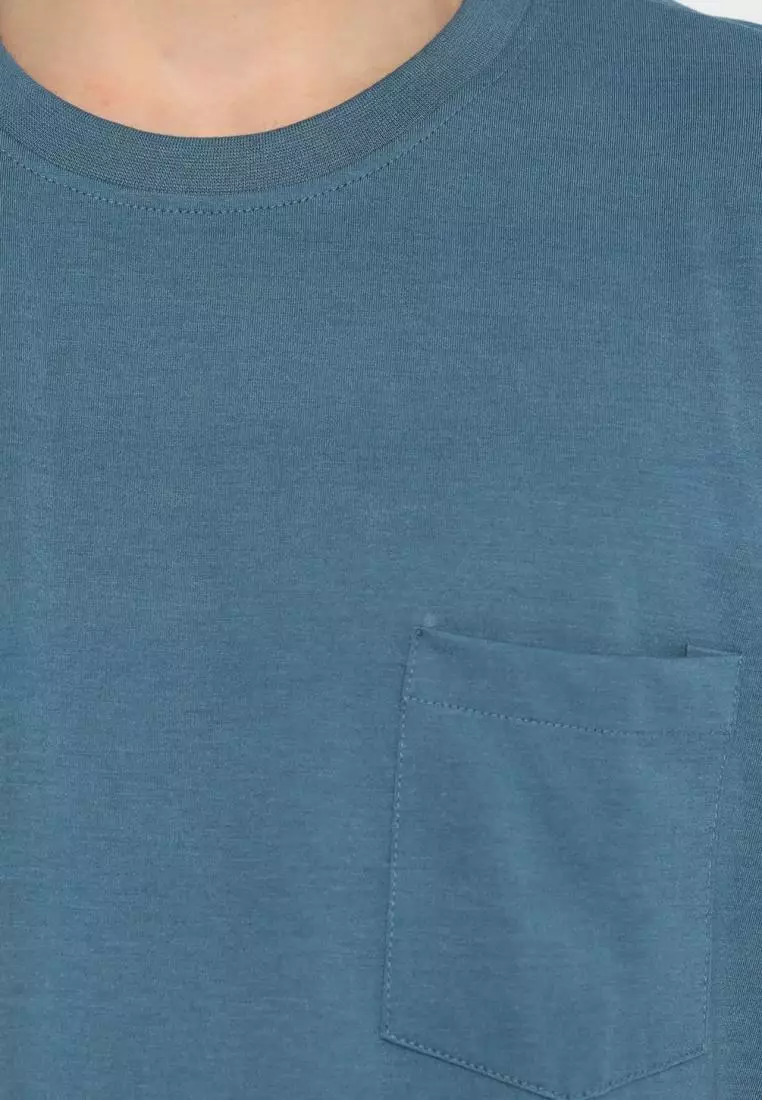 MATSUDA Kaos Polos Pocket T Shirt Cotton Chuo