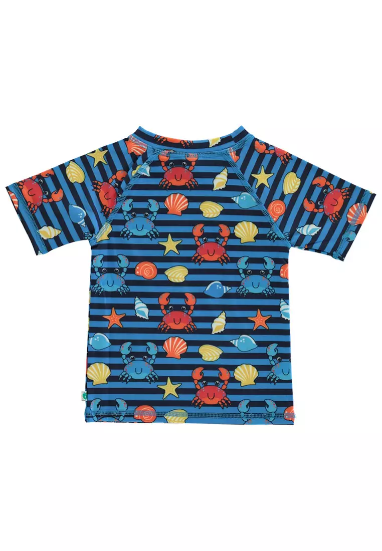 UV50 t-shirt for children with crabs