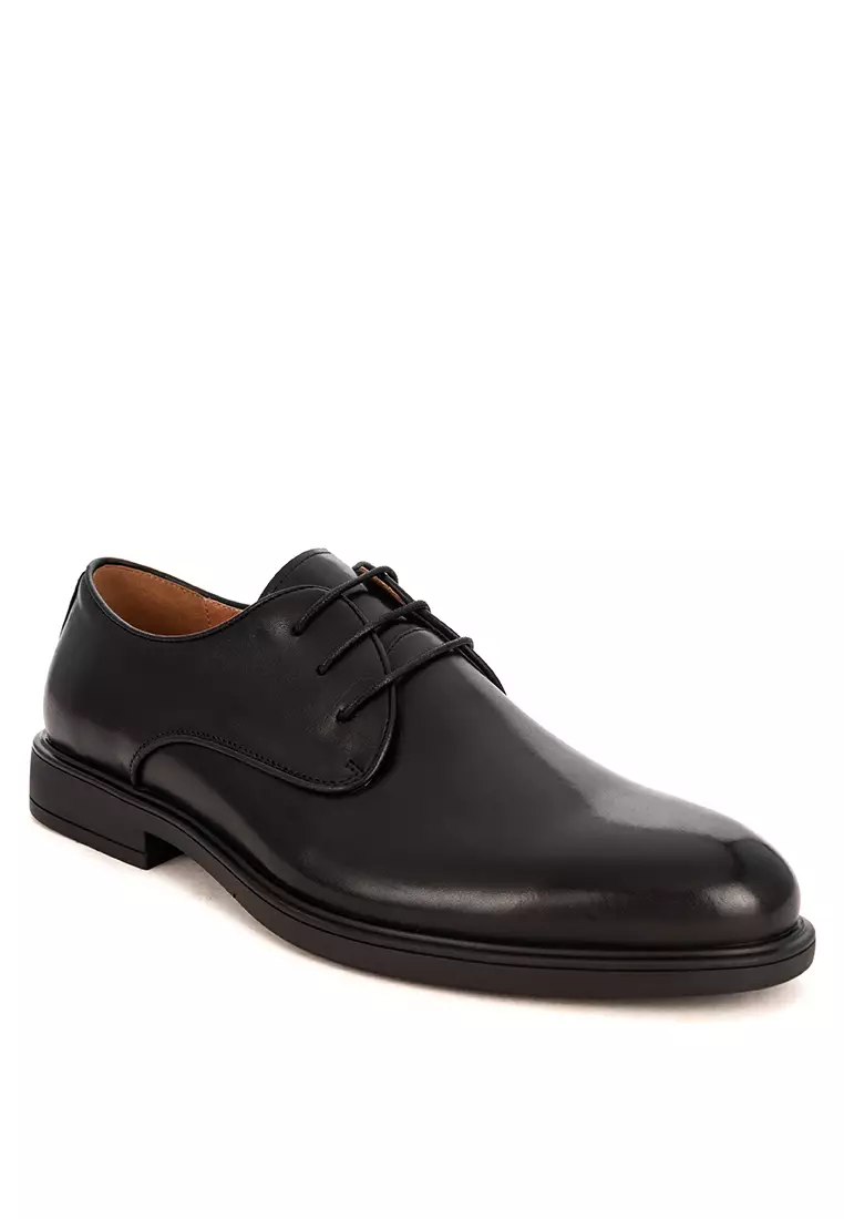 Discount on Bristol Shoes  shoes - SKU: Quartz Black Derby Shoes