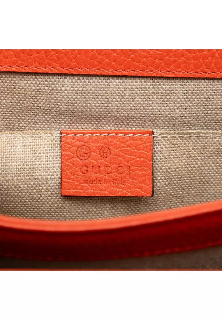 Pre-Loved Gucci Small Dollar Calfskin Interlocking G Crossbody