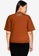 Public Desire brown Plus Size Graphic T-Shirt DC10CAAFA59288GS_2