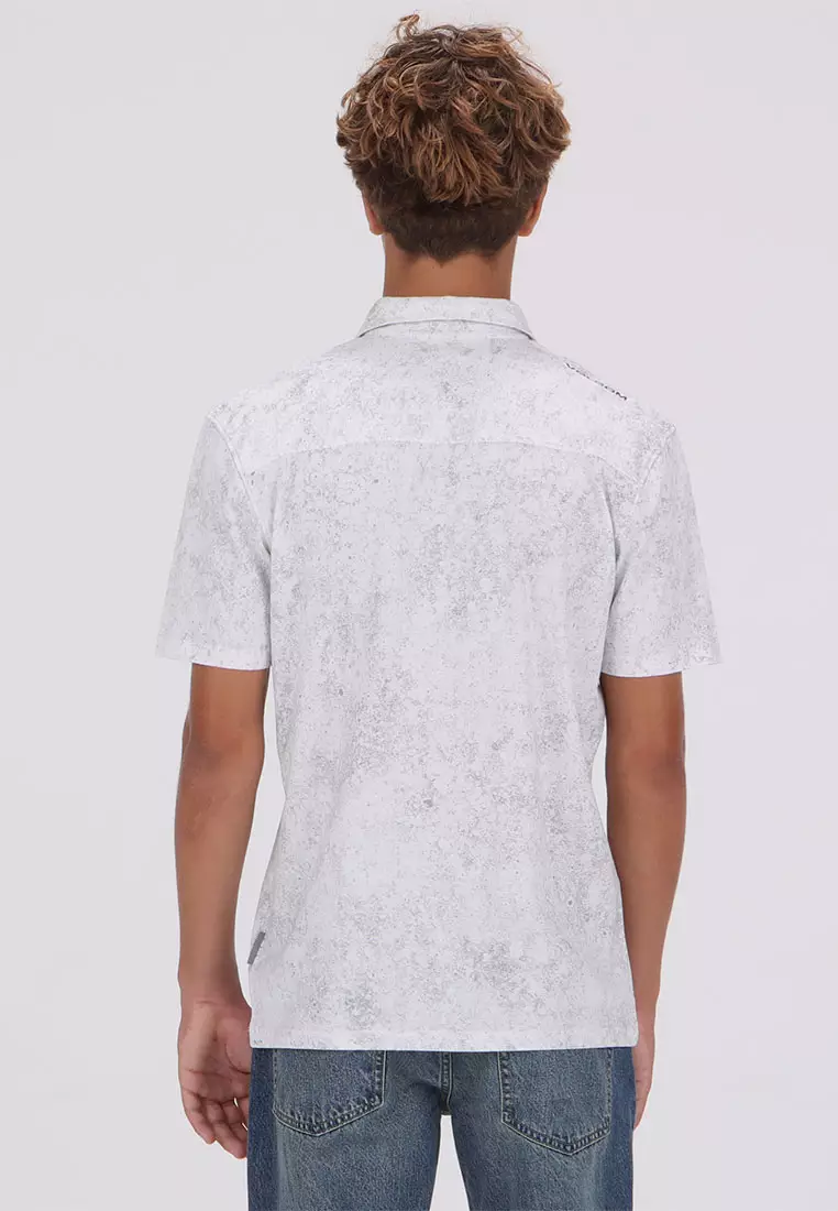 MPL HOFFS SHORT SLEEVE POLO WHITE