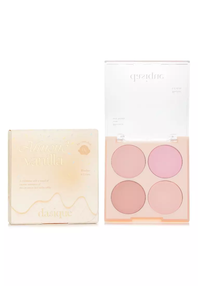 DASIQUE - Blending Mood Cheek 四色胭脂盤 - # 09 Almond Vanilla 16.8g