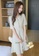 Crystal Korea Fashion Korean-made elegant pearl button A-line dress 25426AABD56492GS_2