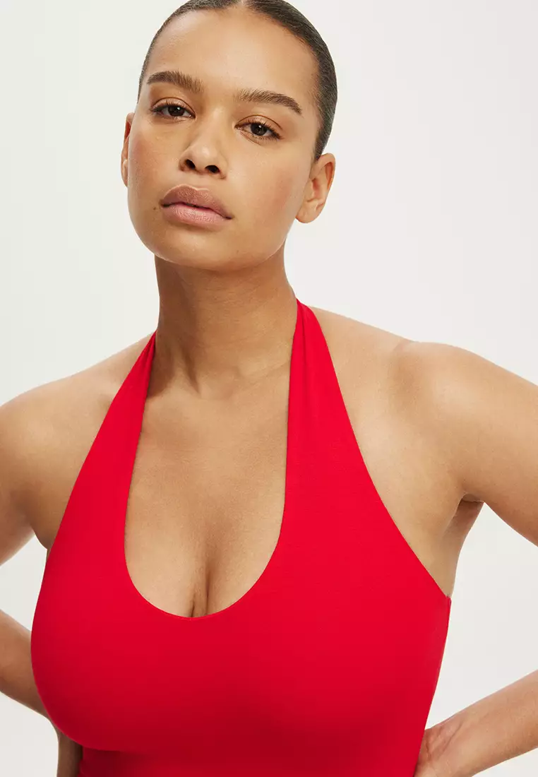 All Day V Neck Halter Top