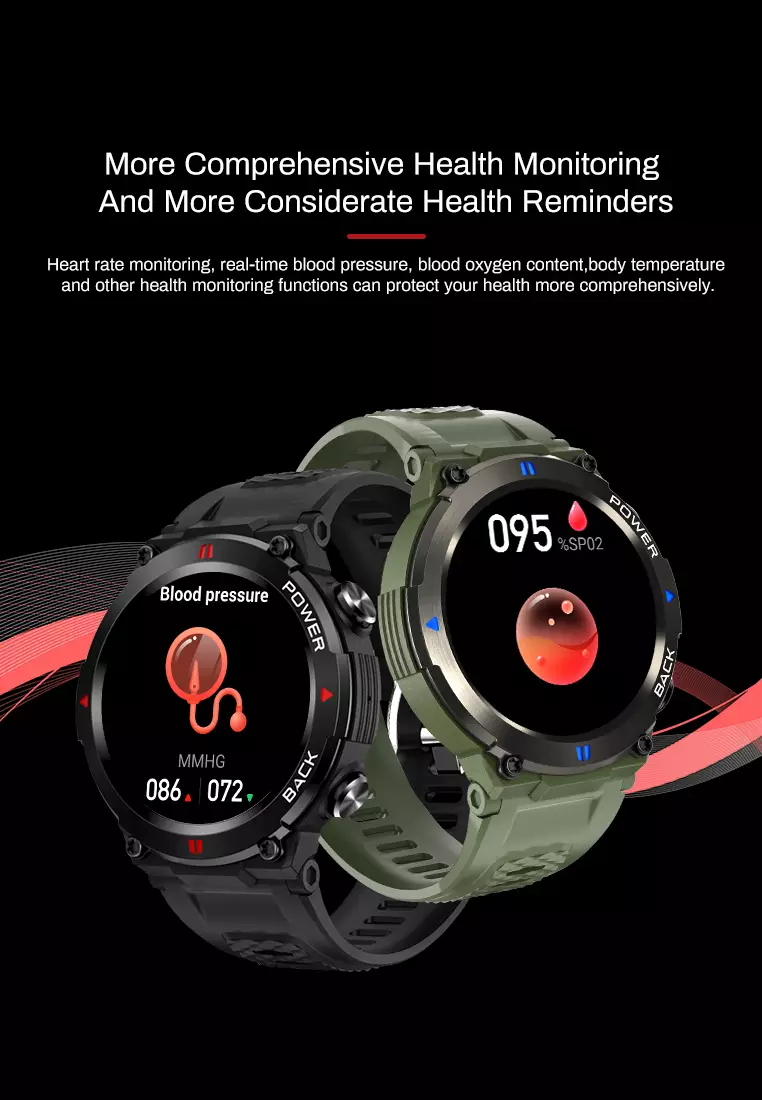 SmartWatch A80 Jam Tangan Anti Air Asli Pria Olahraga Kebugaran Pelacak Bluetooth Panggilan Baterai Tahan Lama Untuk Pria