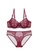 W.Excellence red Premium Red Lace Lingerie Set (Bra and Underwear) 58B7EUS1FD499DGS_1