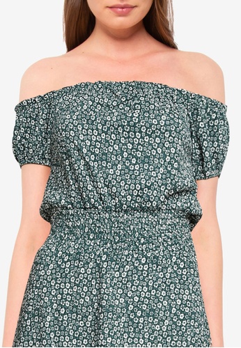 Buy Miss Selfridge Petite Green Ditsy Gypsy Dress Online ...