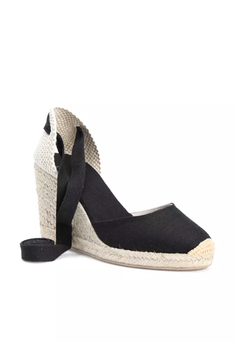 9CM 綁帶帆布船踭草地鞋 HB101