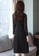Halo black A/W Slim Lace Sleeves Dress 04B90AA225B749GS_3