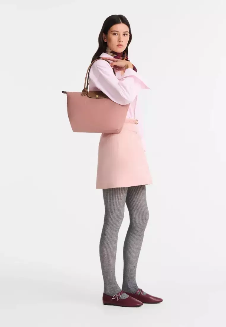 Longchamp Le Pliage Original M Tote Bag Pink Tea