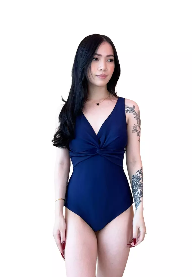 Buy PINK N' PROPER SIGNATURE INFINITY Anggun Convertible Multi Way Swimsuit  in Ocean Blue Online