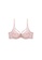ZITIQUE pink Women's Steel Ring 3/4 Ultra-thin Cup Lace Lingerie Set (Bra and Underwear) - Pink 06C57US74D962AGS_2