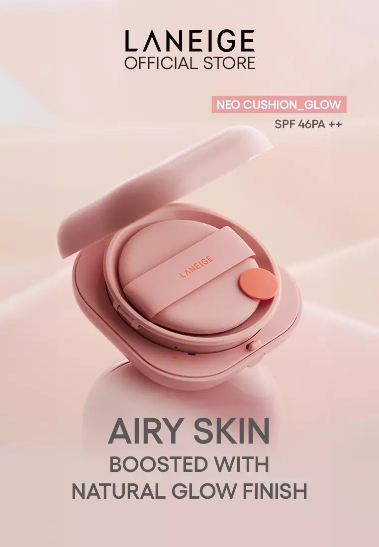 [NEW ARRIVAL] Laneige Neo Cushion Glow 30g Set with Refill (15g + 15g) - 31N - BROWN