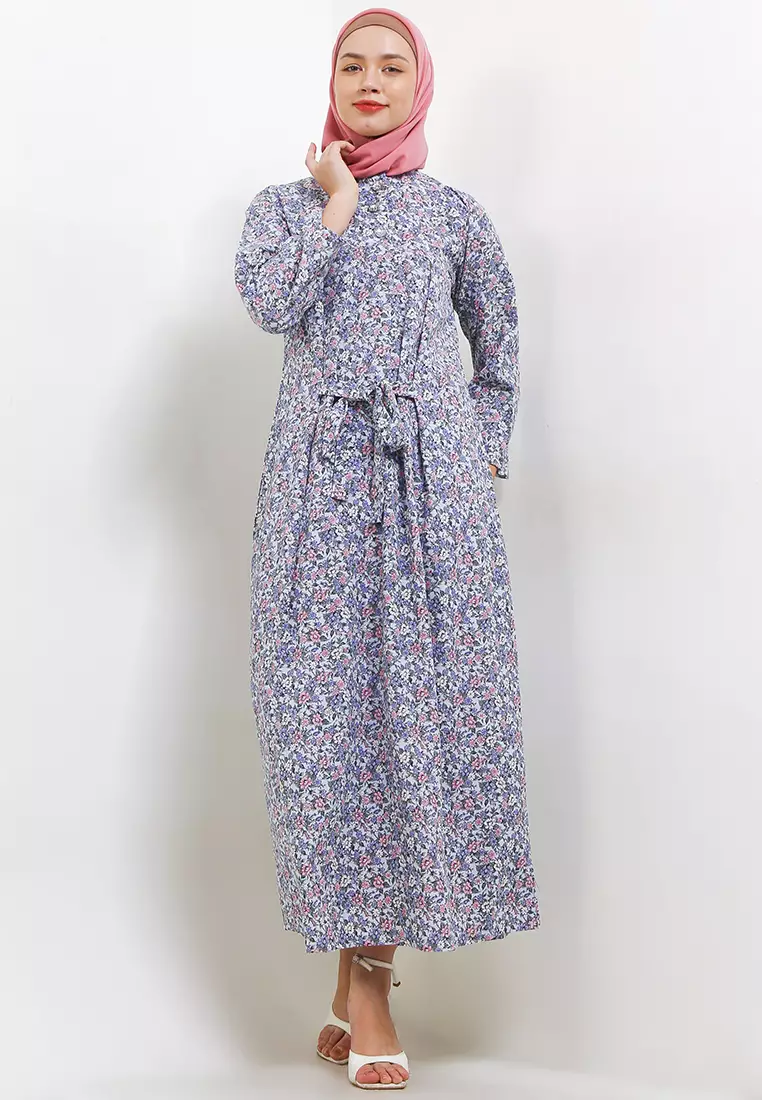 Gamis Batik Kembang 4