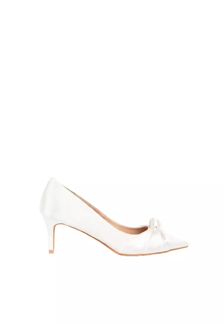 Discount on Happy2U  shoes - SKU: Ilya Satin Knot Heels